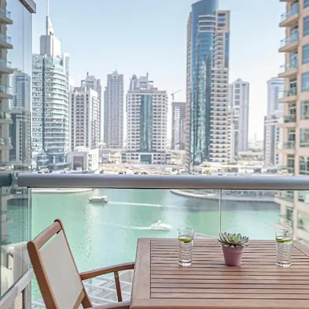 Nasma Luxury Stays - Pastel-Colored Apt With Jaw-Dropping Marina Views Dubai Exterior photo