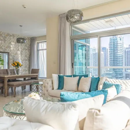 Nasma Luxury Stays - Pastel-Colored Apt With Jaw-Dropping Marina Views Dubai Exterior photo