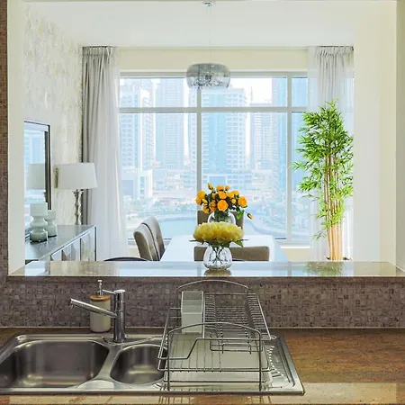Nasma Luxury Stays - Pastel-Colored Apt With Jaw-Dropping Marina Views Dubai Exterior photo